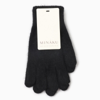 Перчатки женские MINAKU, цвет черный, 21 см Перчатки женские MINAKU, цвет черный, 21 см