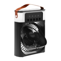 Портативный вентилятор LOF-06, с функцией увлажнителя, 3 скорости, питание USB, чёрный Портативный вентилятор LOF-06, с функцией увлажнителя, 3 скорости, питание USB, чёрный
