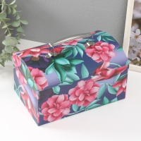 Шкатулка картон сундучок "Волшебные цветы" набор 3 шт 26х18х16,5 24х16х14,5 22х14х12,7 см Шкатулка картон сундучок "Волшебные цветы" набор 3 шт 26х18х16,5 24х16х14,5 22х14х12,7 см