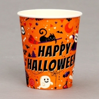 Стакан бумажный &laquo;Счастливого хэллоуина&raquo;, в наборе 6 шт.