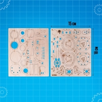 Конструктор деревянный &laquo;Робот&raquo;, 30 деталей