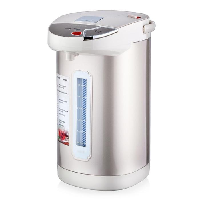 Термопот BRAYER BR1092, 900 Вт, 4 л, 3 способа подачи воды, поддержание t&deg;, бежевый