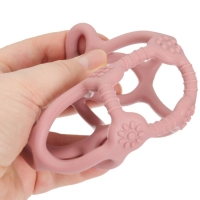 Прорезыватель силиконовый &laquo;Сфера&raquo;, цвет розовый, Mum&Baby