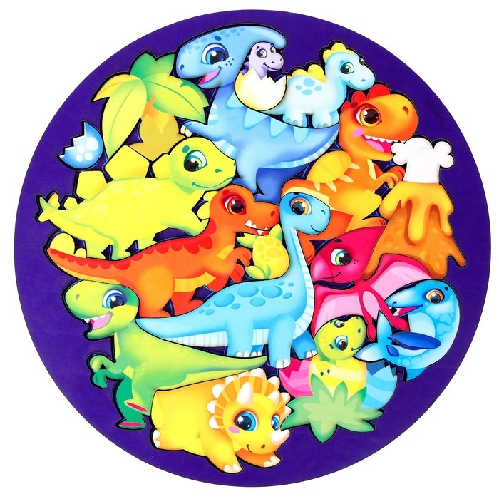 Головоломка &laquo;&lrm;Дино&raquo;&lrm;, контур подсказка