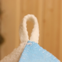 Шапка для бани с принтом "Я люблю Россию", классическая Шапка для бани с принтом "Я люблю Россию", классическая