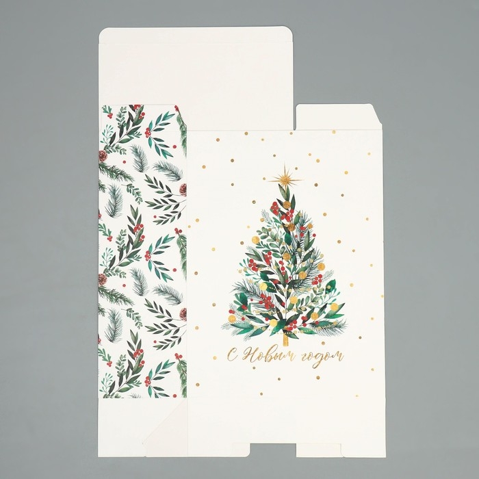 Коробка подарочная новогодняя складная &laquo;Елочка&raquo;, 22 х 30 х 10 см