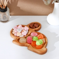 Пасхальный набор Adelica, менажница заяц, подставка для яиц 8 ячеек, d=20&times;1,8 см, термонаклейки 7 шт, берёза