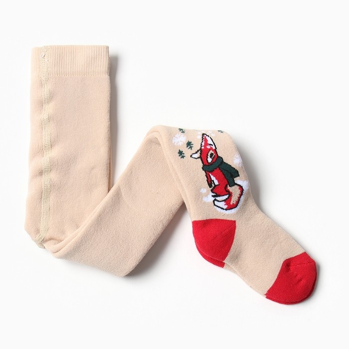 Колготки детские махровые, цвет бежевый, рост 110-116 см Колготки детские махровые, цвет бежевый, рост 110-116 см