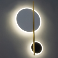 Бра "Галла" LED 20Вт 4000К белый-черный 25х5х51см