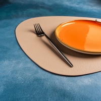 Салфетка сервировочная на стол Доляна &laquo;Тэм&raquo;, 45&times;35 см, цвет персиковый