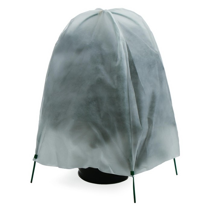 Чехол для укрытия растений, металлический каркас, 100 × 65 см, спанбонд с УФ-стабилизатором, плотность 60 г/м² Чехол для укрытия растений, металлический каркас, 100 × 65 см, спанбонд с УФ-стабилизатором, плотность 60 г/м²