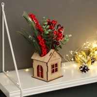 Декор "Зимний домик" 23х7,5 см