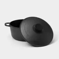 Кастрюля чугунная Wild Kitchen, 3 л, с крышкой