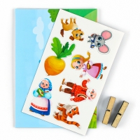 Набор развивающих магнитов. Театр по мотивам русской народной сказки &laquo;Репка&raquo;