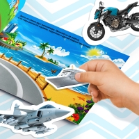 250 наклеек &laquo;Машины&raquo;, 8 стр.