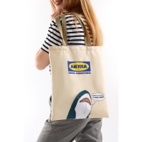 Шопер &laquo;Идея&raquo;, отдел без молнии, без подклада, 35 х 0,5 х 40 см, бежевый