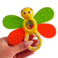 Погремушка «Бабочка», с эластичными элементами, Крошка Я Погремушка «Бабочка», с эластичными элементами, Крошка Я