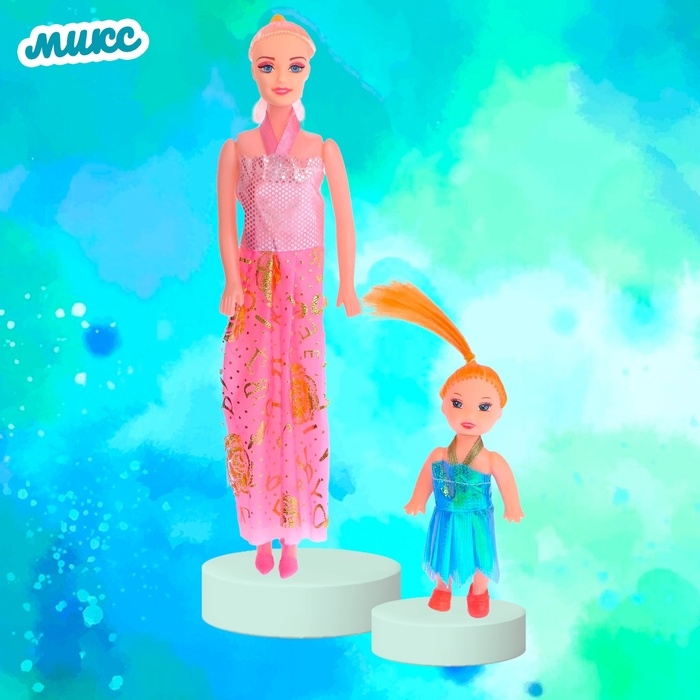 Кукла-модель &laquo;Каролина&raquo; с малышкой, МИКС