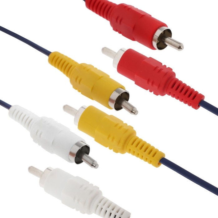 Кабель Luazon KDGN-001, 3xRCA (M) - 3xRCA (M), 1.5 м Кабель Luazon KDGN-001, 3xRCA (M) - 3xRCA (M), 1.5 м