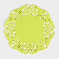 Подставка под горячее &laquo;Чаепитие&raquo;, 19 см, цвет жёлтый