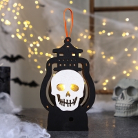 Декор с подсветкой «Фонарь с черепом», 3 × 10,5 × 17,5 см Декор с подсветкой «Фонарь с черепом», 3 × 10,5 × 17,5 см
