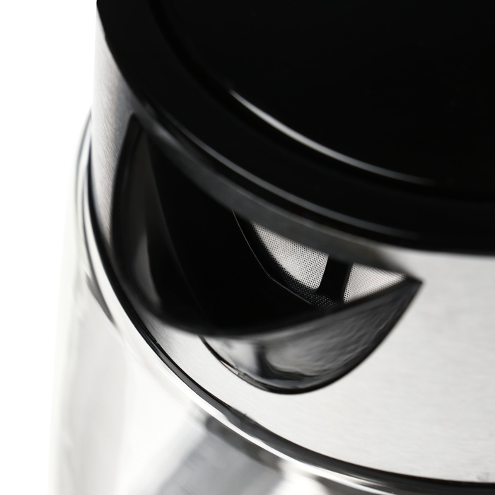 Чайник электрический Leonord LE-1513, стекло, 1.7 л, 2200 Вт, серебристый