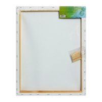 Холст на подрамнике, хлопок 100%, 40 х 50 х 1.8 см, акриловый грунт, мелкозернистый, 280 г/м&sup2;