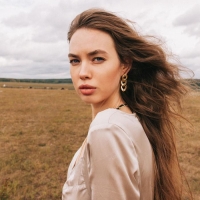 Серьги «Цепь» плоские звенья, цвет золото Серьги «Цепь» плоские звенья, цвет золото