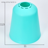 Плафон универсальный "Цилиндр" Е14/Е27 лазурный 11х11х12см Плафон универсальный "Цилиндр" Е14/Е27 лазурный 11х11х12см