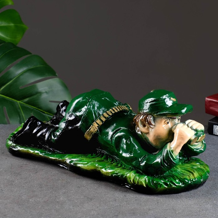 Подставка под бутылку "Охотник" цветной 39см