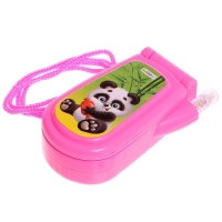 Музыкальный телефон &laquo;Панда&raquo;, звуковые эффекты, работает от батареек, МИКС