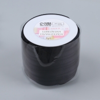 Лента тоннельная, двухстрочная, 10 мм, 50 ± 1 м, цвет чёрный Лента тоннельная, двухстрочная, 10 мм, 50 ± 1 м, цвет чёрный