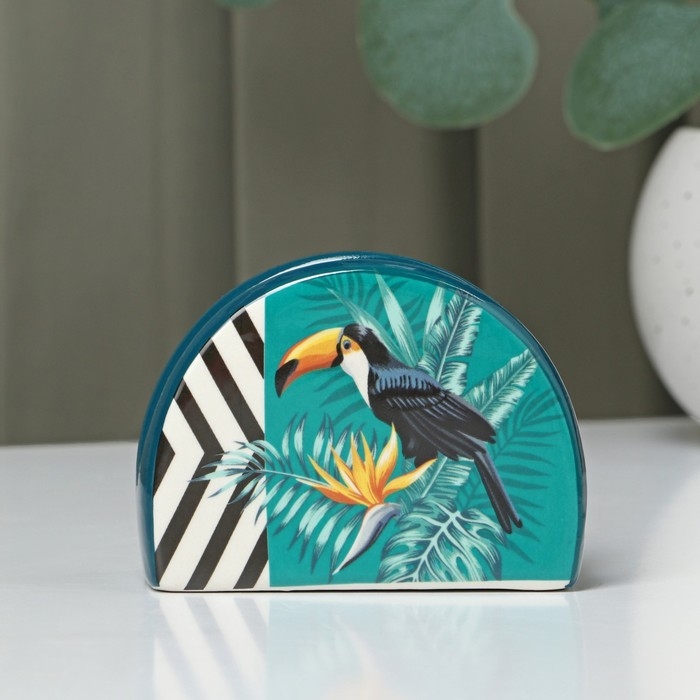 Салфетница Доляна &laquo;Тропики&raquo;, 9,8&times;4,5&times;6,2 см