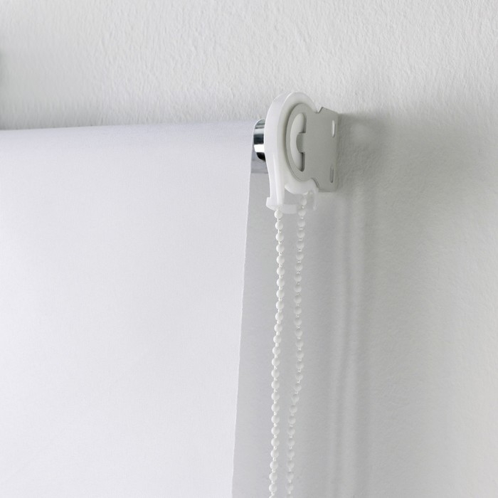 Штора рулонная &laquo;Механика. Блэкаут&raquo;, 60&times;180 см (с учётом креплений 3,5 см), цвет белый