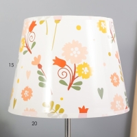 Настольная лампа "Аэлита" E14 15Вт белый 20х20х30 см RISALUX Настольная лампа "Аэлита" E14 15Вт белый 20х20х30 см RISALUX