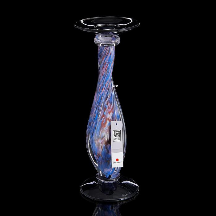 Подсвечник Подсвечник "Helix ", синий, 36 см