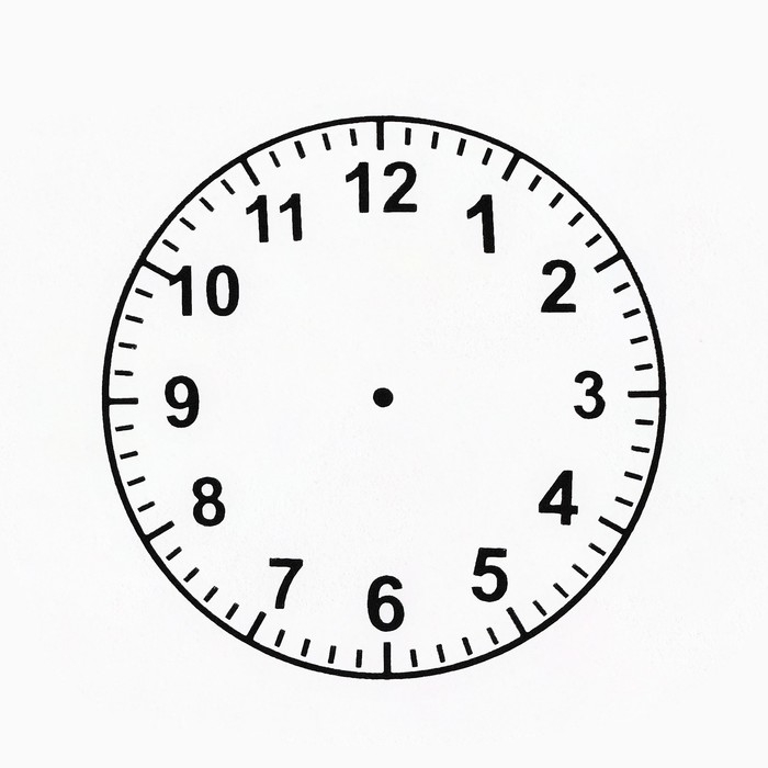 Обучающая детская печать &laquo;Часики&raquo;, 3.9 х 7.8 см, МИКС