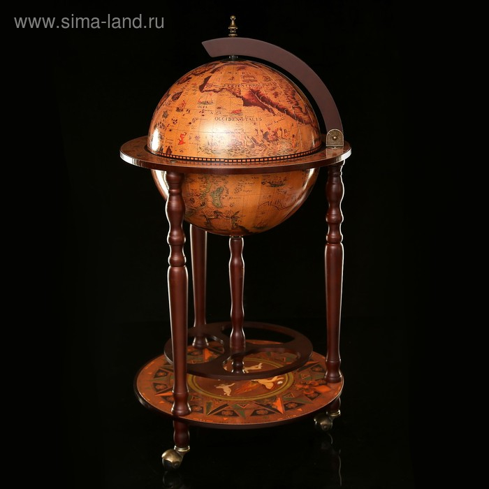 Глобус бар декоративный "Карта странника" 87х47х47 см