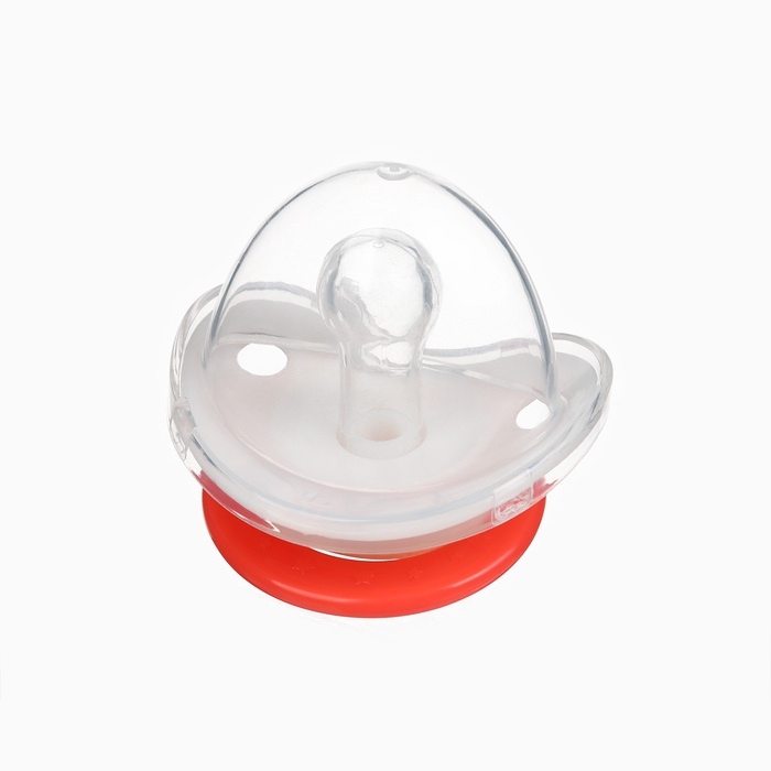 Набор: Соска - пустышка с держателем &laquo;Коала&raquo;, классичекая, +6 мес, цвет коралловый