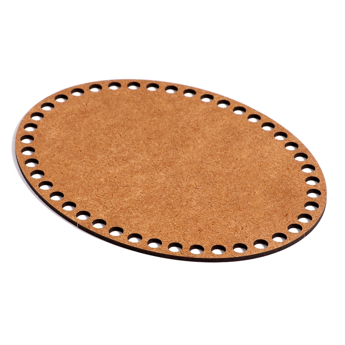 Донышко для вязания, овал &mdash; 20 &times; 15 см, хдф 3 мм