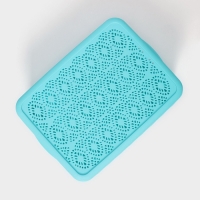 Контейнер для хранения с крышкой &laquo;Ажур&raquo;, пластик, 35&times;27&times;12 см, цвет МИКС