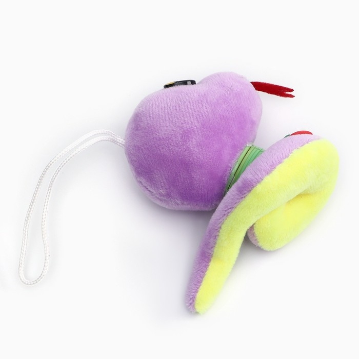 Новый год! Мягкая игрушка &laquo;Змейка с пружиной&raquo; на подвесе, 9 см, цвет МИКС