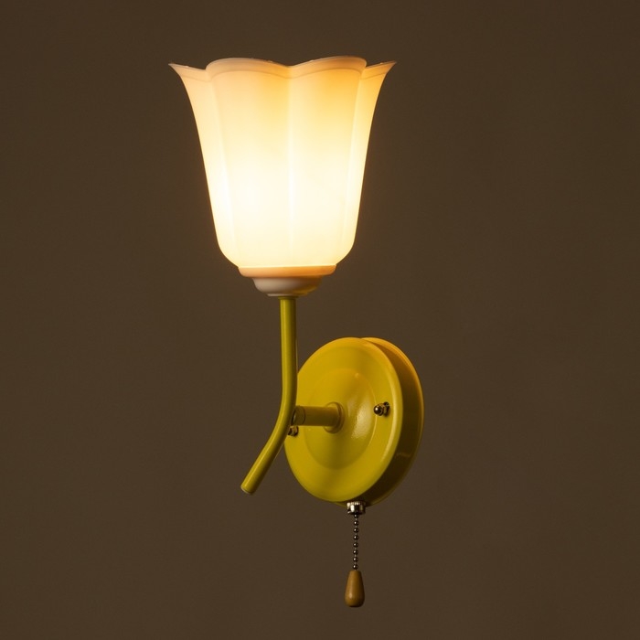 Бра Бра "Онлайн" (цвет.) 1х15Вт Е27 МОДЕЛЬ:BR 02087 желтый 10,5х15х27см