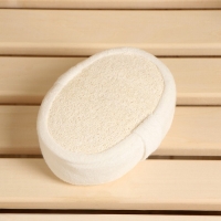 Мочалка спонж мягкая, люфа, 11&times;15см