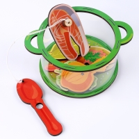 Разивающая игра сортер &laquo;Кастрюля с овощным супом&raquo;