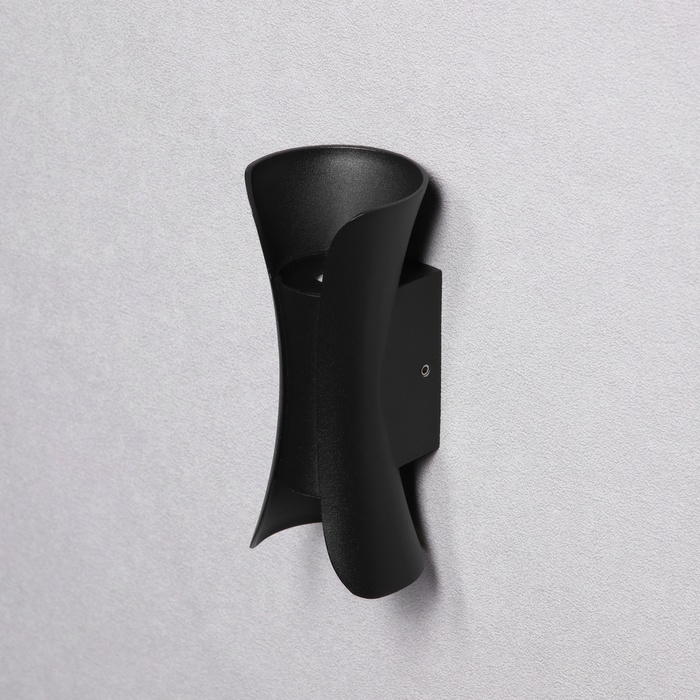 Светильник фасадный &laquo;Элегант&raquo;, FSD-091, 6 Вт, 3000К, IP65, 220 В, металл, черный