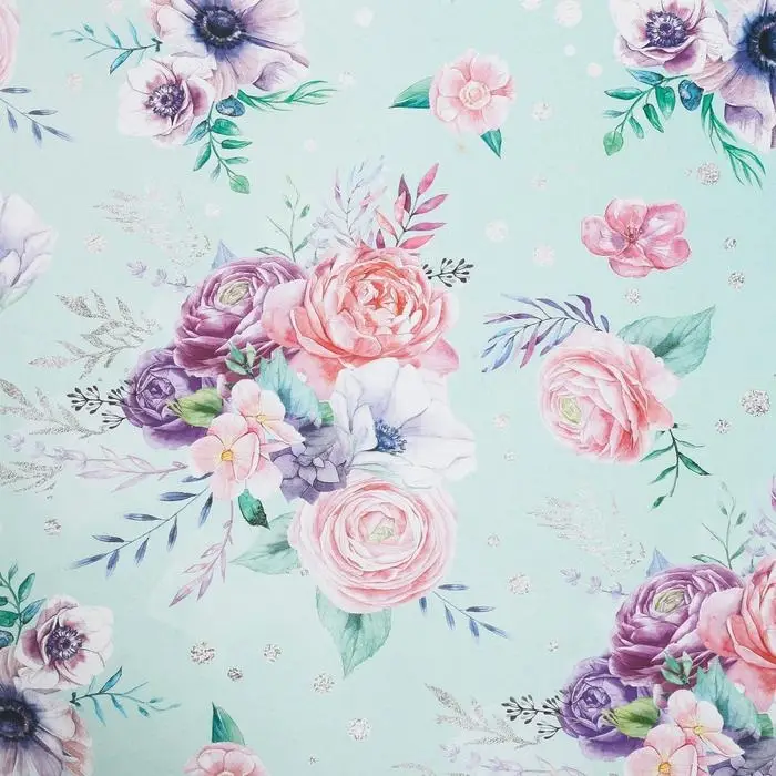 Бумага упаковочная глянцевая &laquo;Нежность&raquo;, 60 х 90 см