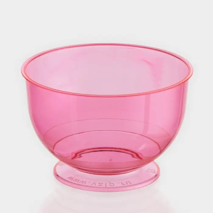 Креманка пластиковая одноразовая &laquo;Кристалл&raquo;, 200 мл, красная