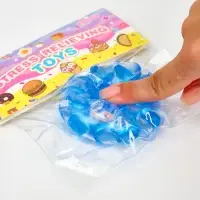 Мялка "Шар с камушками", цвета МИКС