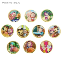 Монеты шоколадные &laquo;Маша и Медведь&raquo;, 6 г